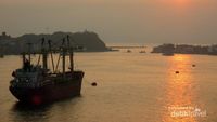 Sunset Cantik dari Kota Pelabuhan Taiwan