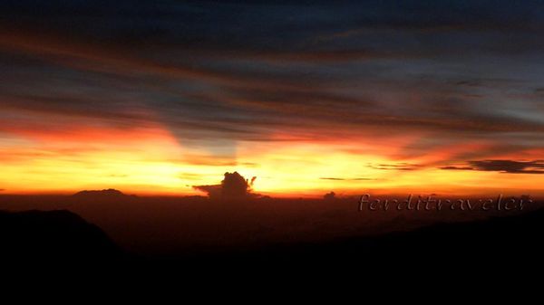 Sunset di Gunung Bromo