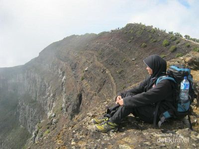 Terbius Pesona Puncak Gunung Gede