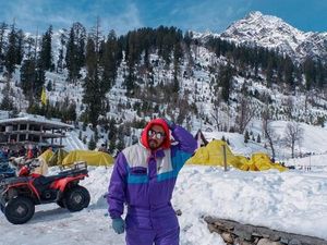 Terpesona Salju di India Utara