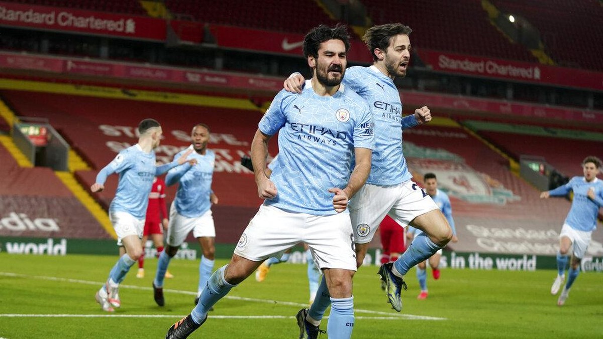 Ilkay Guendogan moncer banget nih (AP/Jon Super)