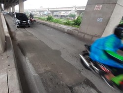 Mulus, Jalan Depan Pasar Sumber Arta Bekasi Selesai Diperbaiki
