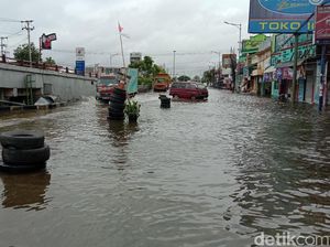 Jalan Pantura Kudus-Semarang Masih Banjir, Begini Rekayasa Lalinnya
