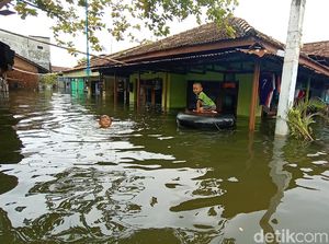 Lebih dari Sepekan Banjir di Kudus Belum Surut, 4.420 Rumah Terendam