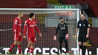 Liverpool pun terjun ke peringkat keempat klasemen Liga Inggris sementara dan bisa saja disalip Chelsea atau West Ham United (Getty Images/Laurence Griffiths)