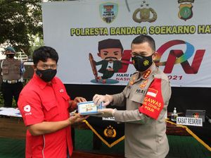 Polres Bandara Soetta Rapid Antigen Jurnalis Sambut Hari Pers Nasional