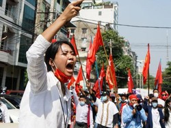 Demo Myanmar Berlanjut: Kami Tidak Ingin Kediktatoran Militer!