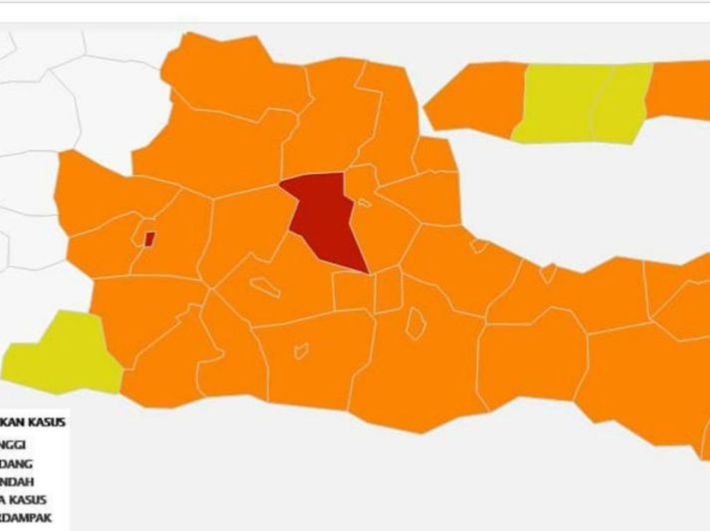 Trenggalek Kembali ke Zona Oranye Trenggalek Kembali ke Zona Oranye