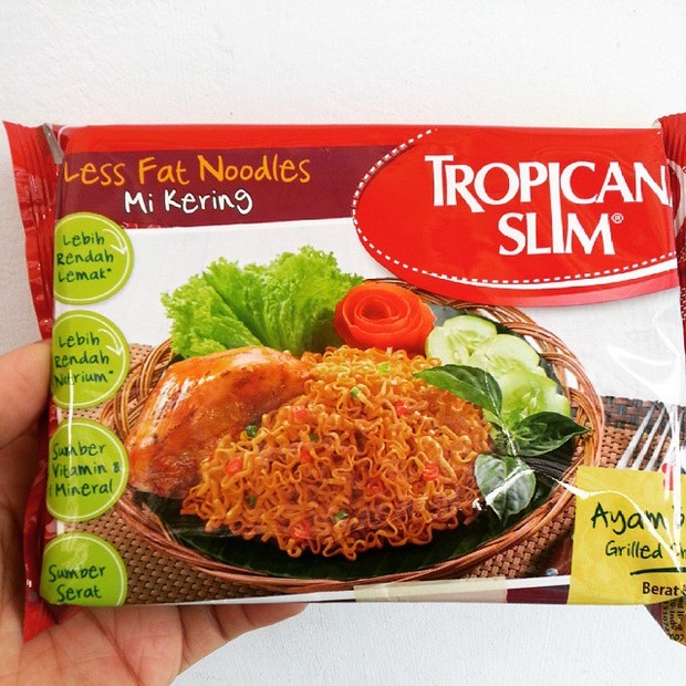 Mi sehat rendah lemak Tropicana SlimFoto:instagram/novi_ling