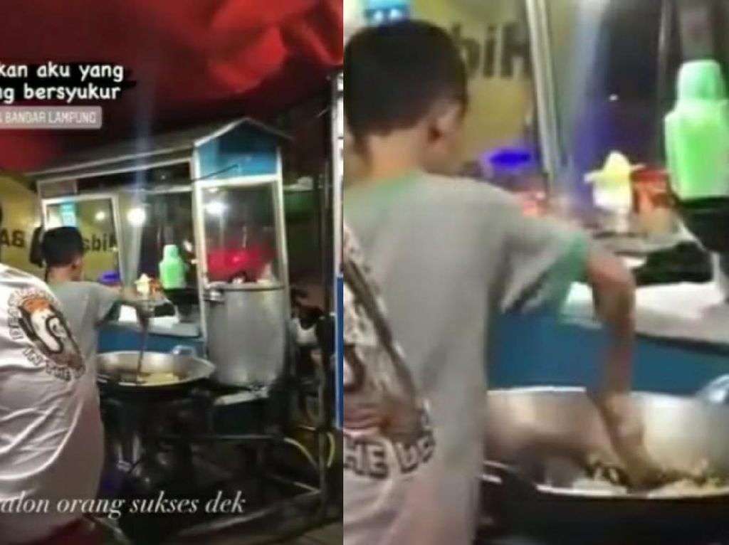 Viral Kisah Bocah di Lampung yang Jadi Penjual Nasi Goreng Viral Kisah Bocah di Lampung yang Jadi Penjual Nasi Goreng