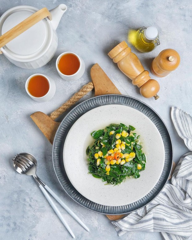 Daun Kelor/ Foto: Instagram.com/ivanmarchius Sayur daun kelor