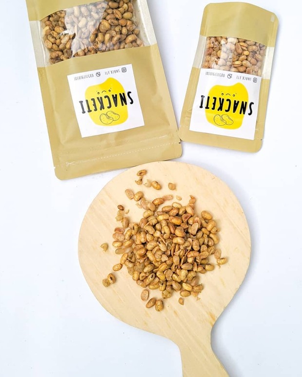 Kacang Kedelai/ Foto: Instagram.com/snack.eti Kacang kedelai goreng by Snacketi