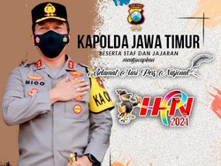 Hari Pers Nasional 2021, Kapolda Jatim Harap Pers Makin Maju dan Profesional