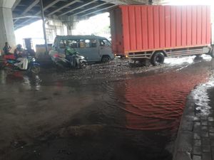 Masih Ada Genangan, Jl Martadinata Ancol Bakal Ditinggikan