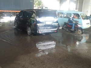 Masih Ada Genangan di Jalan Martadinata, Pekerjaan Kolam Olakan Tinggal 20%