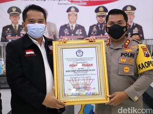 Aktif Tindak Kejahatan Anak, Polres Mojokerto Diganjar Penghargaan Komnas PA