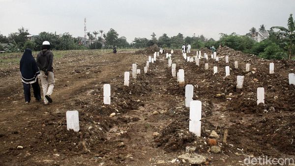 TPU Srengseng Sawah 2 Tampung 1.020 Petak Makam COVID-19