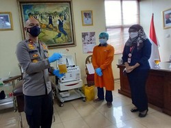 Pernah Terpapar COVID-19, Wakapolda Metro Donor Plasma Konvalesen