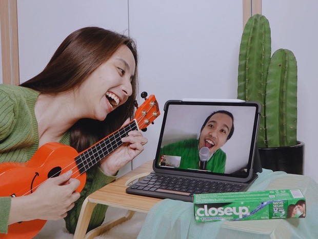 Buat konten bersama/Sumber:instagram.com/clairineclay