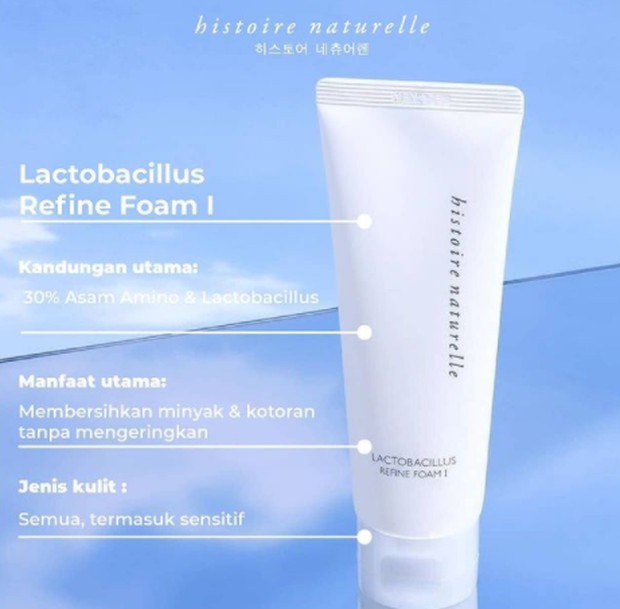 Histoire Naturelle Lactobacillus Refine Foam I / foto: instagram.com/histoirenarurelleid