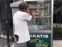 Lewat Nasi Estafet Berbagi Saat Pandemi Makin Gampang