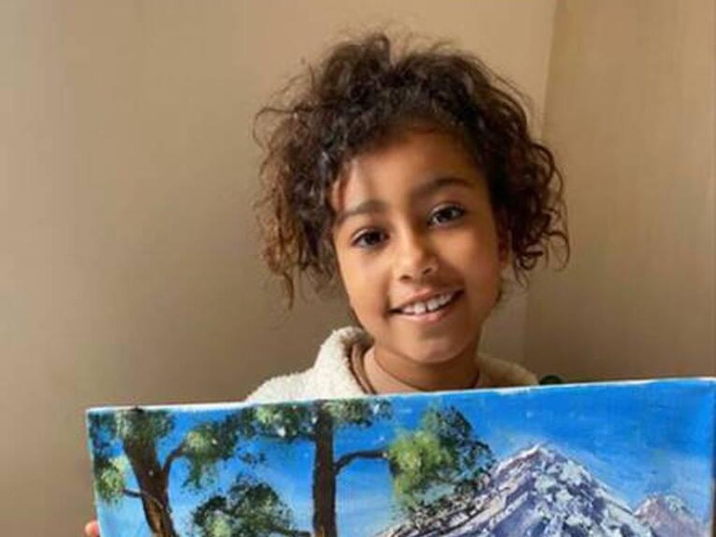 Kim Kardashian Ngamuk, Lukisan Karya North West Dihina Kim Kardashian Ngamuk, Lukisan Karya North West Dihina
