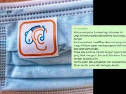 Inikah Asal-usul Masker Berlogo Khusus Tunarungu yang Viral?