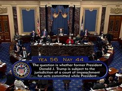Reaksi Senator Saat Rekaman Kerusuhan Diputar di Sidang Pemakzulan Trump
