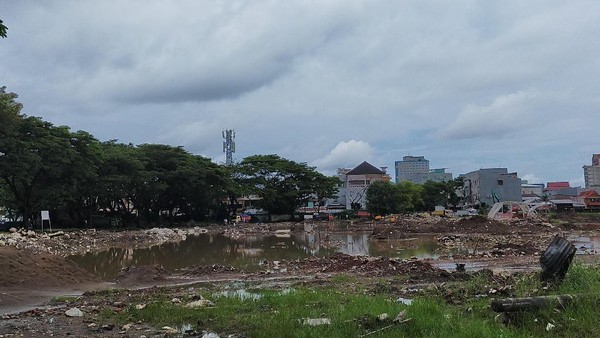 Pembangunan Stadion Mattoanging Makassar (Foto: Ibnu Munsir/detikcom) Pembangunan Stadion Mattoanging Makassar (Foto: Ibnu Munsir/detikcom)