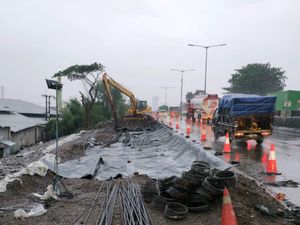 Target Perbaikan Tol Surabaya-Gempol yang Longsor Molor Lagi