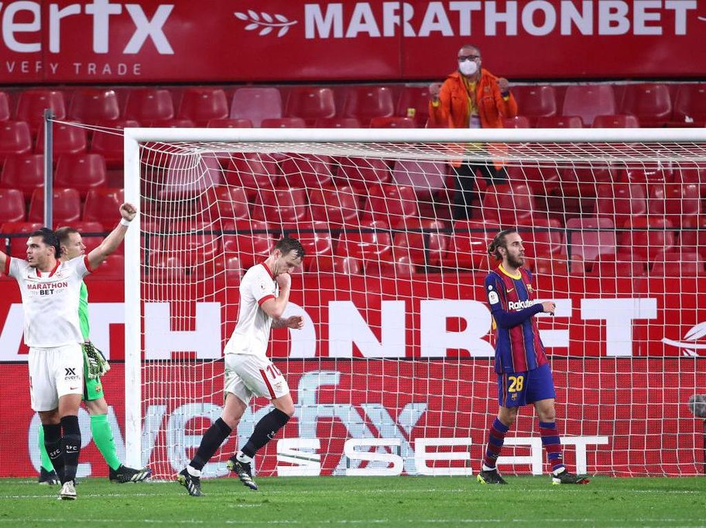 Hasil Copa del Rey: Barcelona Tumbang 0-2 di Markas Sevilla Hasil Copa del Rey: Barcelona Tumbang 0-2 di Markas Sevilla