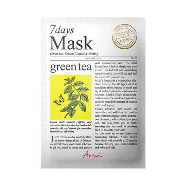 Ariul 7 Days Mask Green Tea/instagram.com/ariul_id Ariul 7 Days Mask Green Tea