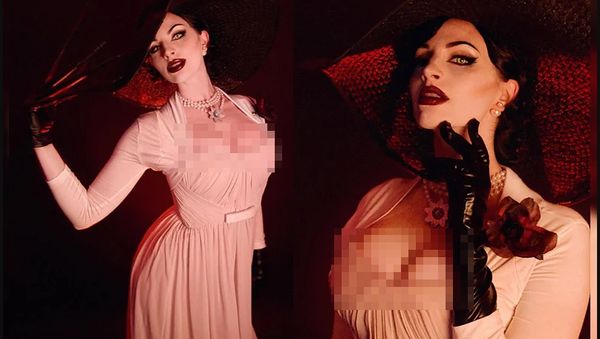 10 Cosplay Vampir Seksi Lady Dimitrescu dari Resident Evil Village