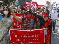 Penentang Kudeta Myanmar Serukan Aksi Protes Lebih Besar