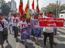 Pengunjuk Rasa di Myanmar Minta PBB Turun Tangan