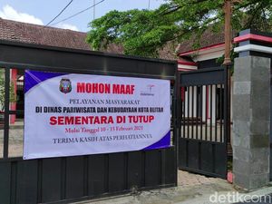 Kepala Dinas Pariwisata Kota Blitar Positif COVID-19, Kantor Ditutup 6 Hari