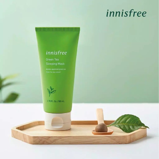 Innisfree Green Tea Sleeping Mask/shopee.co.id/innisfreeofficialshop Innisfree Green Tea Sleeping Mask