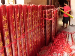 Tahun Baru Imlek 2021 Tanpa Barongsai di Vihara Dharma Ramsi Bandung