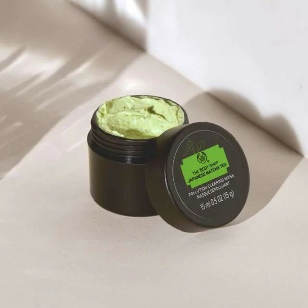 The Bodyshop Japanese Matcha Tea Deep Cleansing Mask/shopee.co.id/thebodyshopofficial The Bodyshop Japanese Matcha Tea Deep Cleansing Mask