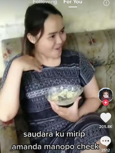 Viral di TikTok wanita yang disebut mirip dengan akttis Amanda Manopo
