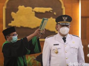 Dilantik Wali Kota Definitif, Whisnu Sakti Buana Fokus Atasi Pandemi COVID-19