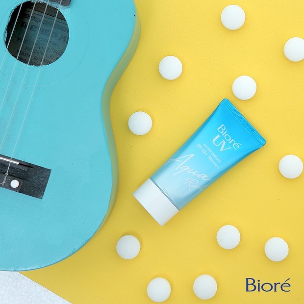 Biore UV Aqua Rich Watery Essence/instagram/id.biore Rekomendasi sunscreen untuk oily dan acne-prone skin