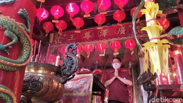 Cegah Corona, Klenteng di Surabaya Terapkan Prokes Ketat Saat Imlek