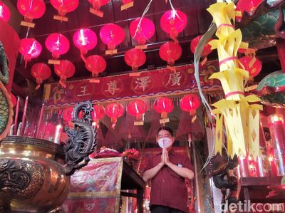 Cegah Corona, Klenteng di Surabaya Terapkan Prokes Ketat Saat Imlek