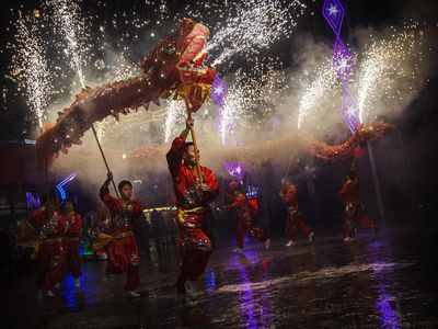 Foto-foto Kemeriahan Imlek Sebelum Pandemi di Berbagai Negara