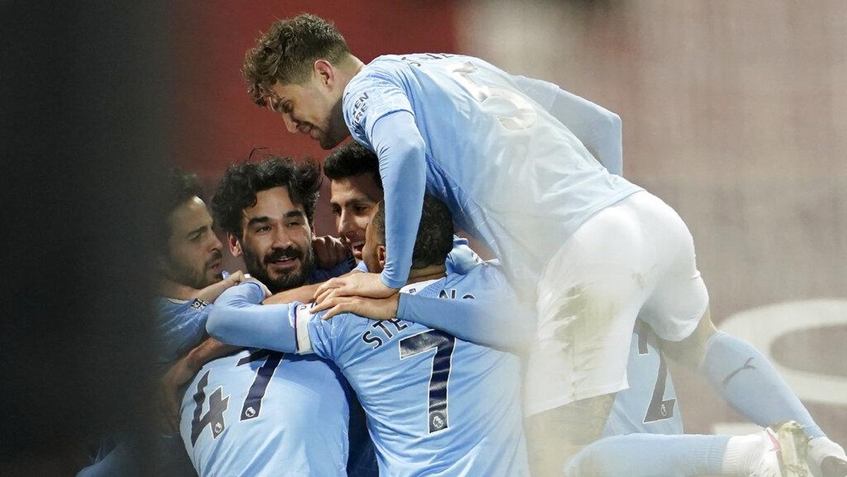 Manchester City tak terbendung meski belum menampilkan performa terbaik. (Foto: AP/Jon Super)