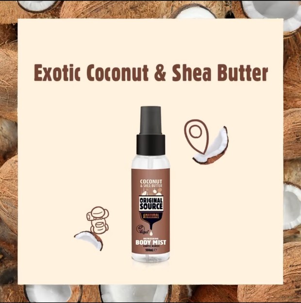 Original Source Coconut & Shea Butter Body Mist (sumber : instagram.com/originalsourceid) Original Source Coconut & Shea Butter Body Mist (sumber : instagram.com/originalsourceid)