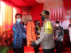 Dukung PPKM Mikro, Polda Kalteng Luncurkan Pasar Kahayan Tangguh