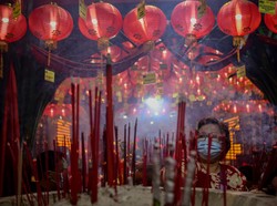 Kemeriahan Malam Imlek di Petak Sembilan