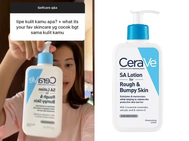 Skincare Sandrinna Michelle: Cerave SA Lotion for Rough and Bumpy Skin